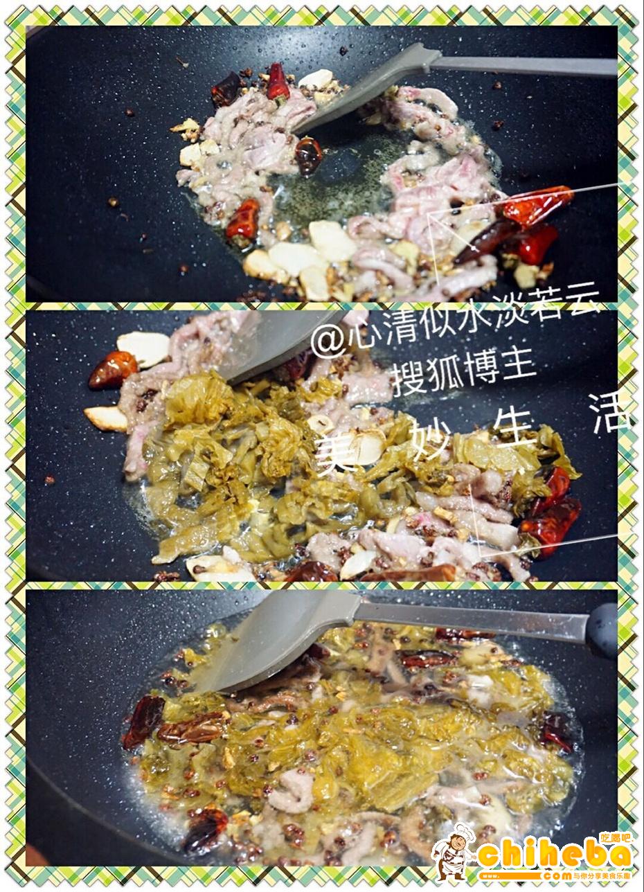 重庆小吃-老坛酸菜肉丝米线
